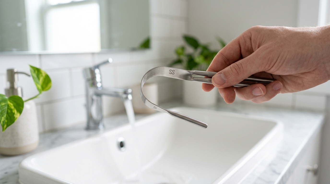 Cómo limpiar correctamente tu lengua y evitar el mal aliento (Halitosis)