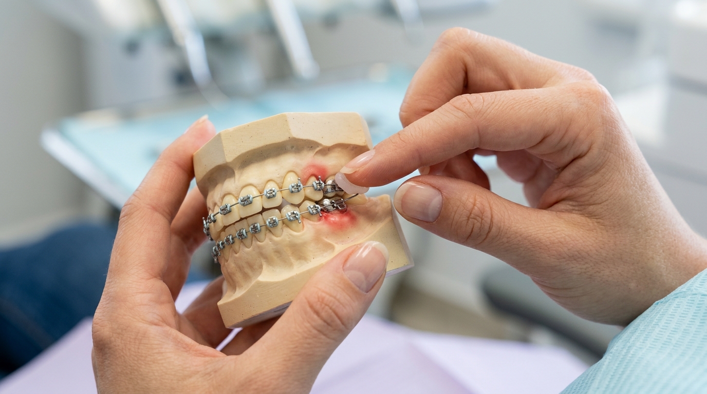 Urgencias en ortodoncia: Qué hacer si se te clava un alambre o se cae un bracket